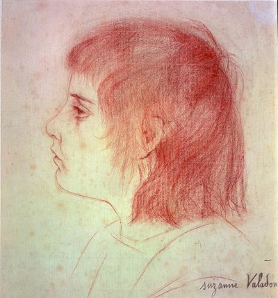 Portrait of Maurice Utrillo as a Child, c.1888-90 by Marie Clementine (Suzanne) Valadon